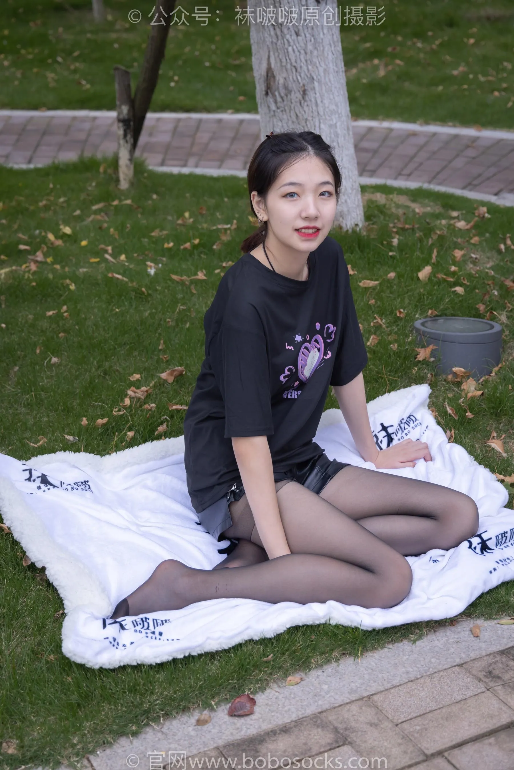 [BoBoSocks袜啵啵]NO.221 小甜豆-马丁靴、黑丝[23] [50P]插图9